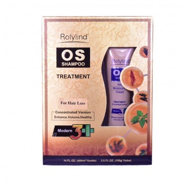 OS Treatment for loss hair Combos (400ml Shampoo +100g Growth Cream) 